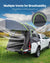 VEVOR Truck Tent 8.0-8.2ft Waterproof PU2000 Truck Bed Camping Tent 2-3 Person