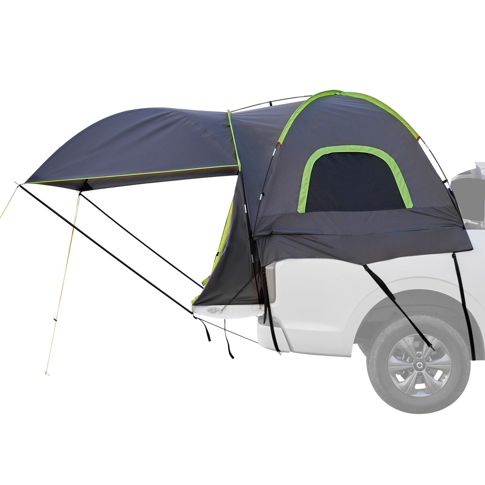 VEVOR Truck Tent 8.0-8.2ft Waterproof PU2000 Truck Bed Camping Tent 2-3 Person