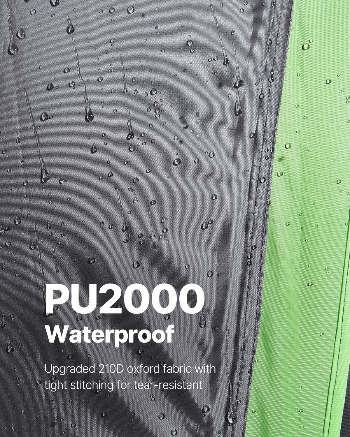 Pickup Truck Tent, Fit 6.4-6.7 ft Truck Tents for Camping, Waterproof PU2000 2-3 Person Sleeping Truck Bed Tent with Double Layer Design Windows, Sturdy Truck Bed Camper Shell with Storage Bag