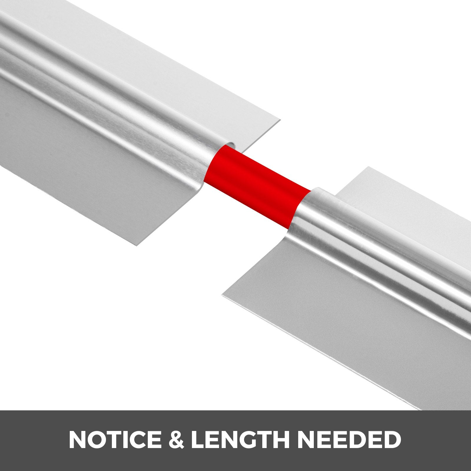 VEVOR PEX Heat Transfer Plates, 200 pcs Box Radiant Heat Transfer Plates, 4 ft Aluminum PEX Heat Transfer Plates, 1.27 cm Heat Transfer Plates Designed for PEX Tubing