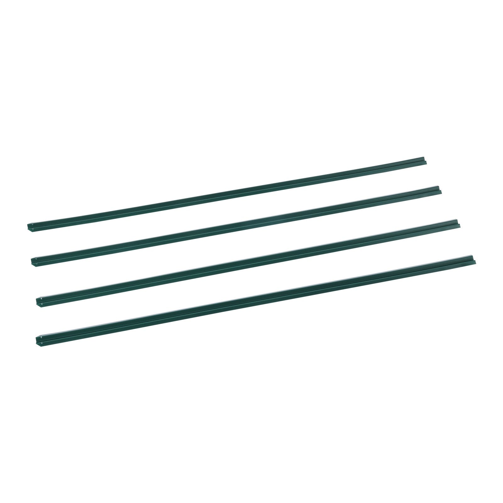 VEVOR Bottom Locking Privacy Slats, Single-Wall Vertical Bottom-Locking Slats for Chain-Link Fence, High-Density HDPE Chain Link Slats Ideally Fit 1.2 m High Fence for Garden Farm Sports Field(Green)