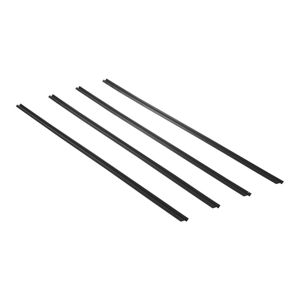 VEVOR Bottom Locking Privacy Slats, Single-Wall Vertical Bottom-Locking Slats for Chain-Link Fence, High-Density HDPE Chain Link Slats Ideally Fit 1.8 m High Fence for Garden Farm Sports Field(Black)