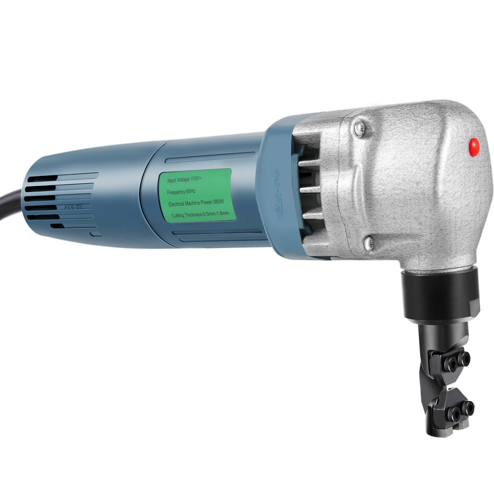 VEVOR Electric Nibbler 1.8mm Heavy Duty Metal Sheet Cutter Stainless Steel 380W