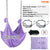 VEVOR Aerial Yoga Hammock & Swing, 4 m Length, Yoga Starter Kit with 100gsm Nylon Fabric, Full Rigging Hardware and Easy Set-up Guide, Antigravity Flying for All Levels Fitness Bodybuilding, Purple
