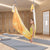 VEVOR Aerial Yoga Hammock & Swing, 5 m Length, Aerial Yoga Starter Kit with 100gsm Nylon Fabric, Full Rigging Hardware & Easy Set-up Guide, Antigravity Flying for All Levels Fitness Bodybuilding, Gold