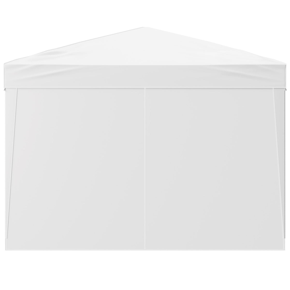 VEVOR Pop Up Canopy, 2.95 x 2.95 m Instant Canopy Portable Gazebo with 3 Sidewalls & 2 Ventilated Windows, Height Adjustable Pop-Up Outdoor Shelter Tent for Events, Patio, Backyard, Party, Parking