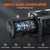 VEVOR Electric Winch, 4536 kg Load Capacity Nylon Rope Winch, IP67 8.9 mm x 25.9 m ATV Winch with Wireless Handheld Remote & Hawse Fairlead for Towing Jeep Off-Road SUV Truck Car Trailer Boat