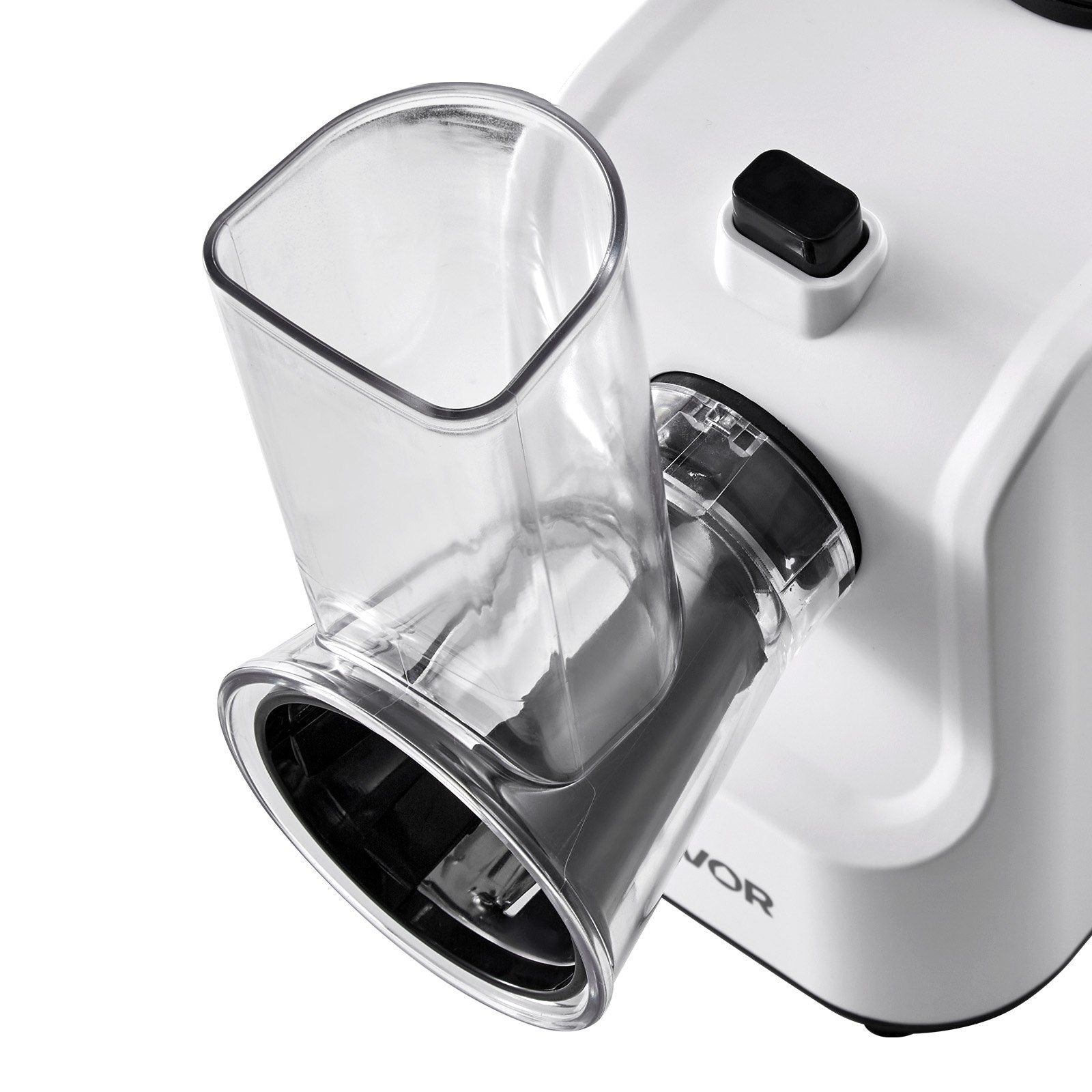 Electric Cheese Grater Salad Maker, 200W Salad Shooter, Electric Vegetable Slicer Shredder Chopper for Fruits with 5 Attachments, Stainless Steel Food Cutter for Vegetables, and Cheeses