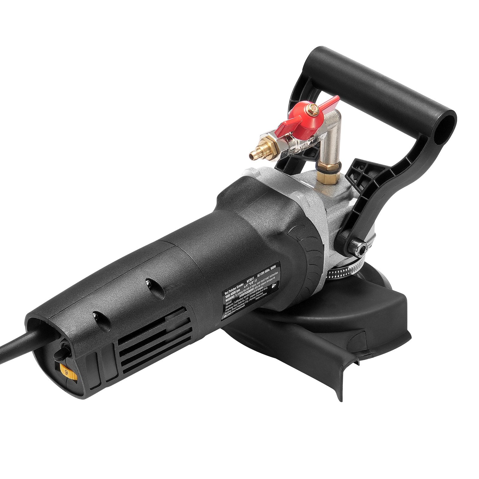 VEVOR Wet Stone Polisher 4-Inch Electric Granite Polisher with 6 Speed & 7 Pads