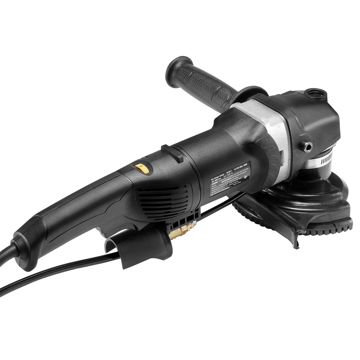 VEVOR Wet Stone Polisher 4-Inch 800W Electric Concrete Polisher 6 Speed 7 Pads