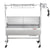 VEVOR Rotisserie Grill with Windscreen, BBQ Whole Pig Lamb Goat Charcoal Spit Grill, 35 Inch 90 Lbs Capacity, Electric 42W Motor Stainless Steel Roaster with Lockable Wheels, for Camping Outdoor