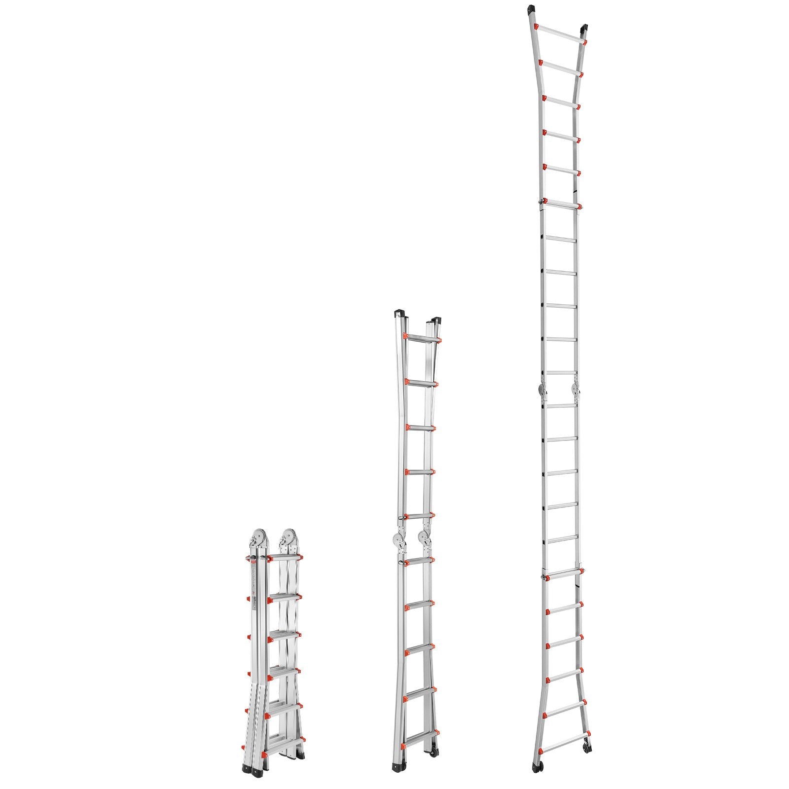 VEVOR Telescoping Ladder A Frame 20 FT Extension Multi-Function for Homework