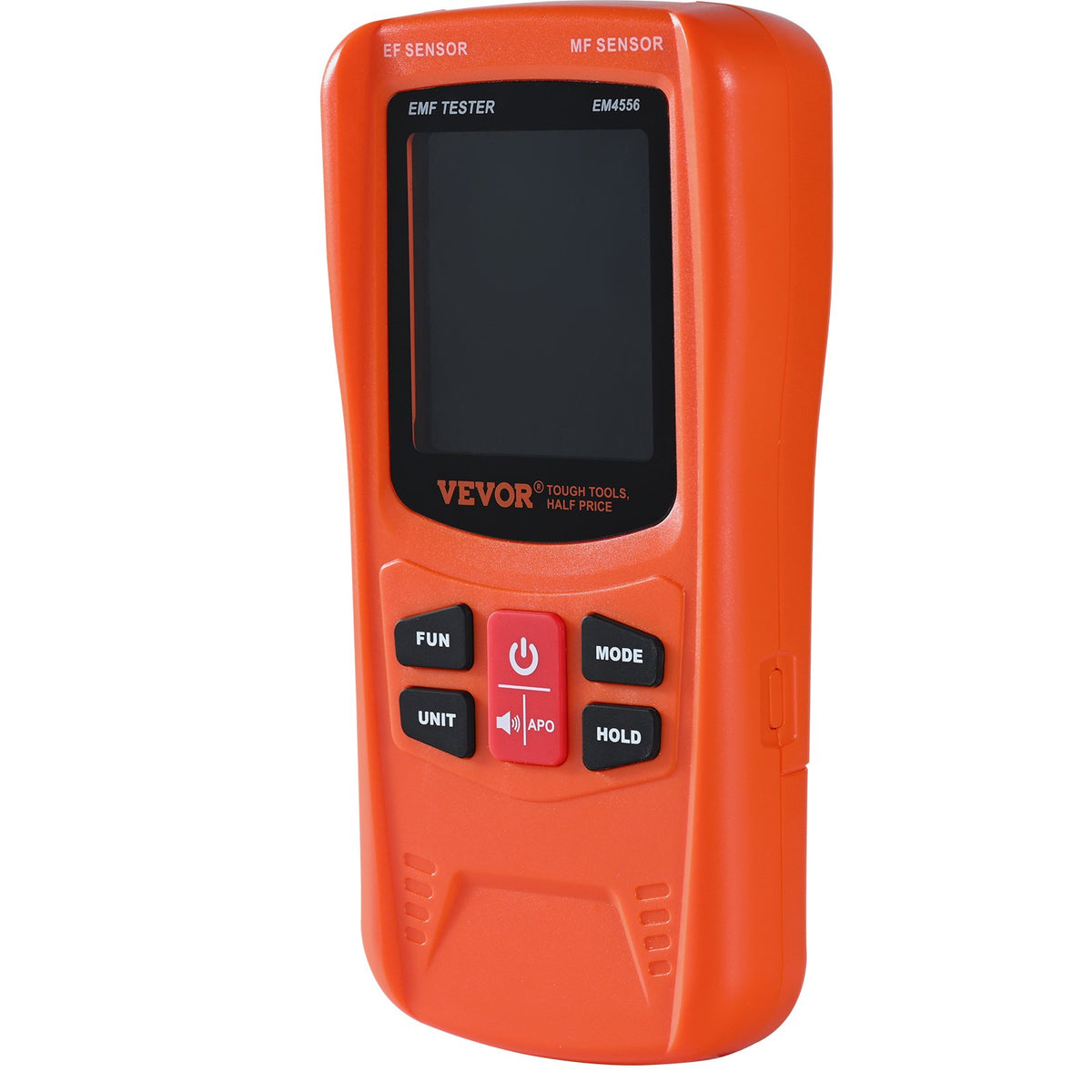 VEVOR 3-in-1 EMF Meter, 5Hz-6GHz, Handheld Rechargeable Electromagnetic Field Radiation Detector, Digital LCD EMF Tester for EF MF RF Home Inspections Outdoor Ghost Hunting 5G Cell Tower Temperature