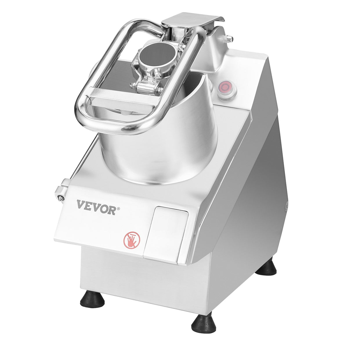 VEVOR Food Processor & Vegetable Chopper w/ 6 Blades Food-Grade Stainless Steel