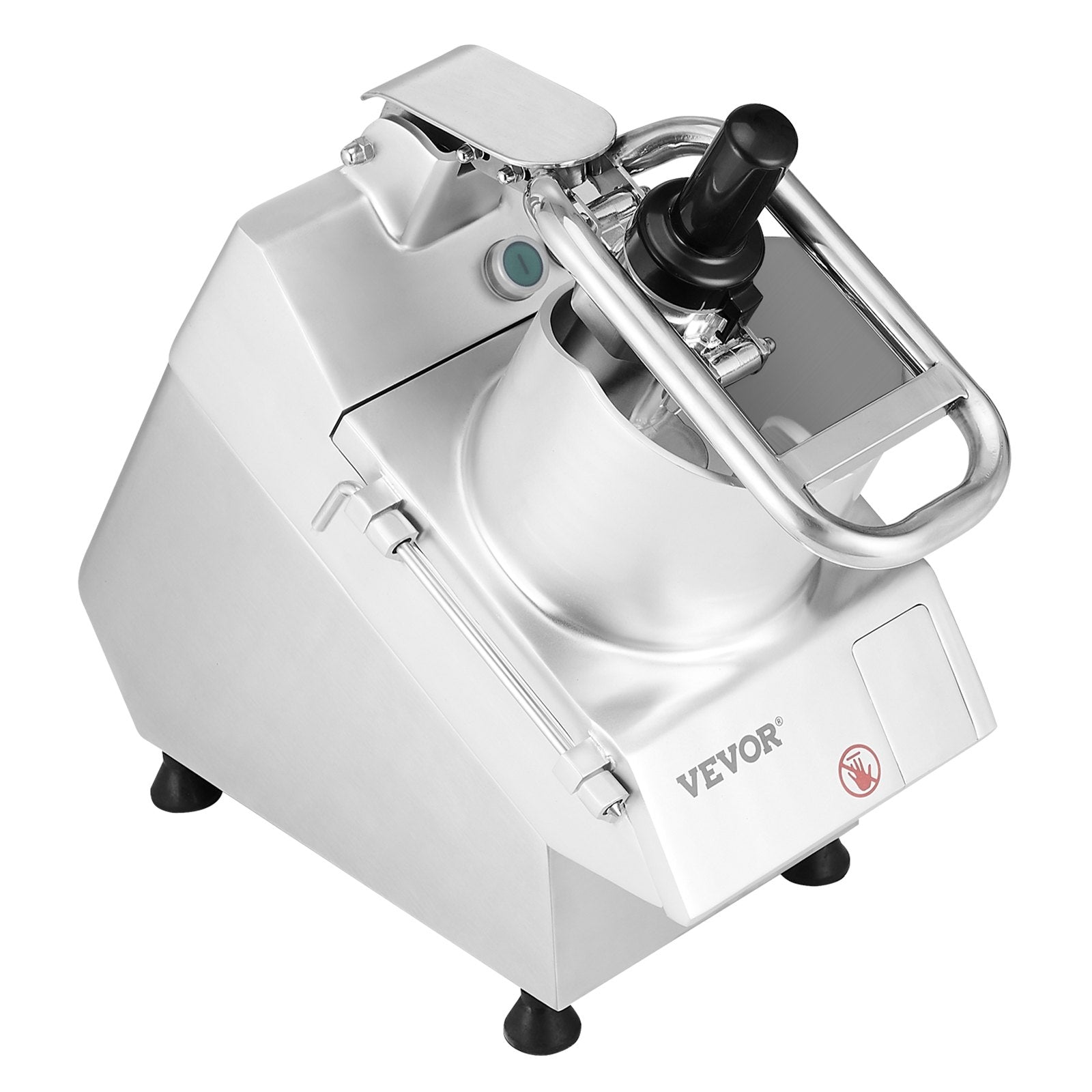 VEVOR Food Processor & Vegetable Chopper w/ 6 Blades Food-Grade Stainless Steel