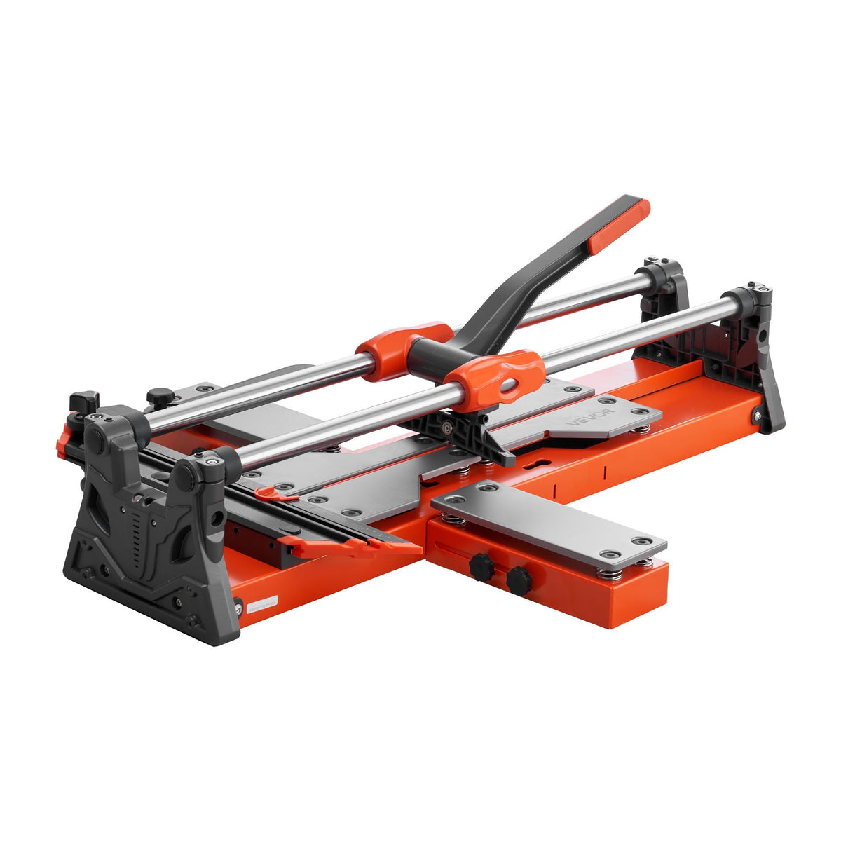 600 mm Manual Tile Cutter, Upgraded Sliding Head Cutting Tool with Spring-Loaded Base, Angle Fence, Tungsten Carbide Cutting Wheel, Alignment Guide, for DIY Pros, Ceramic, Floor &amp; Wall Tiles