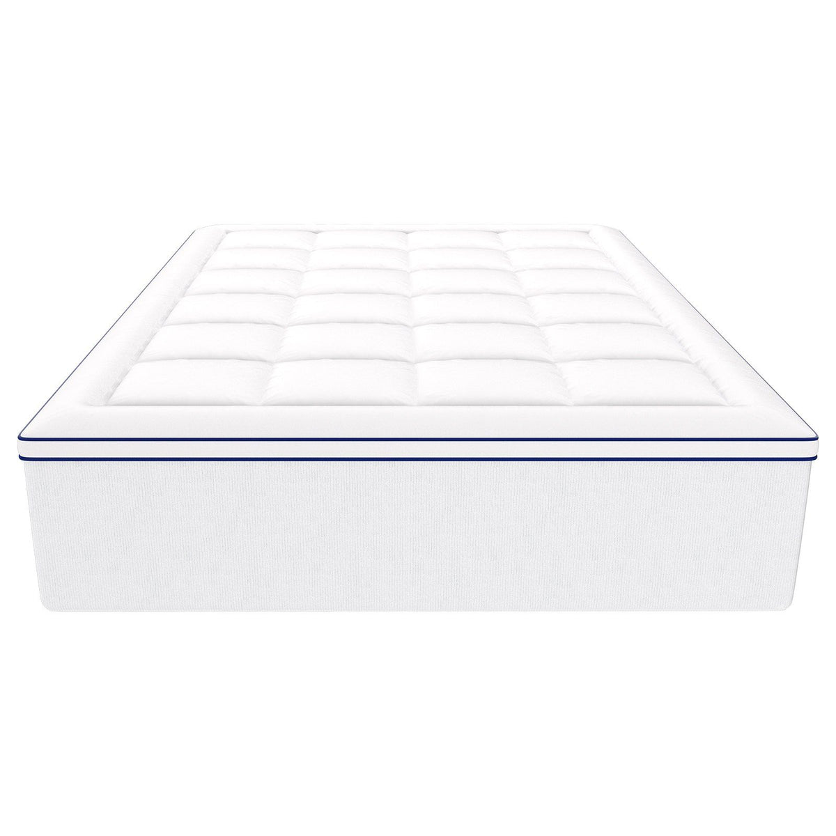 Mattress Topper, Queen Size, 76.2 mm Thickness, Memory Foam, Fiber Fill, Detachable & Washable, Ergonomically Designed for Pressure Relief, Comfortable Cooling & Breathable, for Hot Sleepers