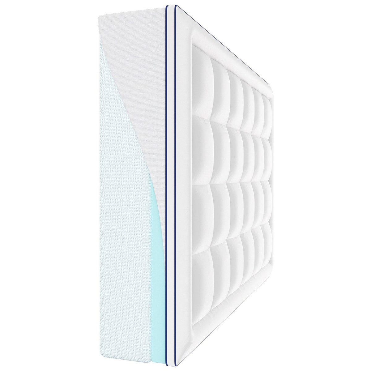 Mattress Topper, Queen Size, 76.2 mm Thickness, Memory Foam, Fiber Fill, Detachable & Washable, Ergonomically Designed for Pressure Relief, Comfortable Cooling & Breathable, for Hot Sleepers