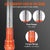 VEVOR Torque Wrench, 3/8-inch Drive Click Torque Wrench 10-80ft.lb/14-110n.m, Dual-Direction Adjustable Torque Wrench Set, Mechanical Dual Range Scales Torque Wrench Kit with Adapters Extension Rod