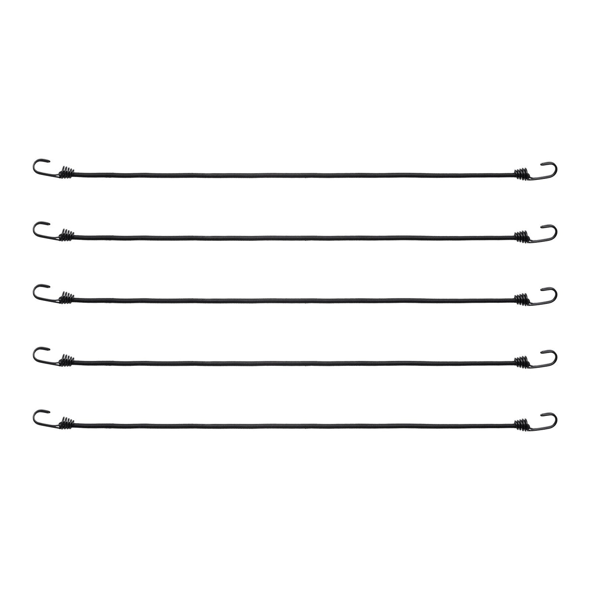 VEVOR 12 Pcs Bungee Cords with Hooks 32 In Heavy Duty Bungee Straps 8 mm Black