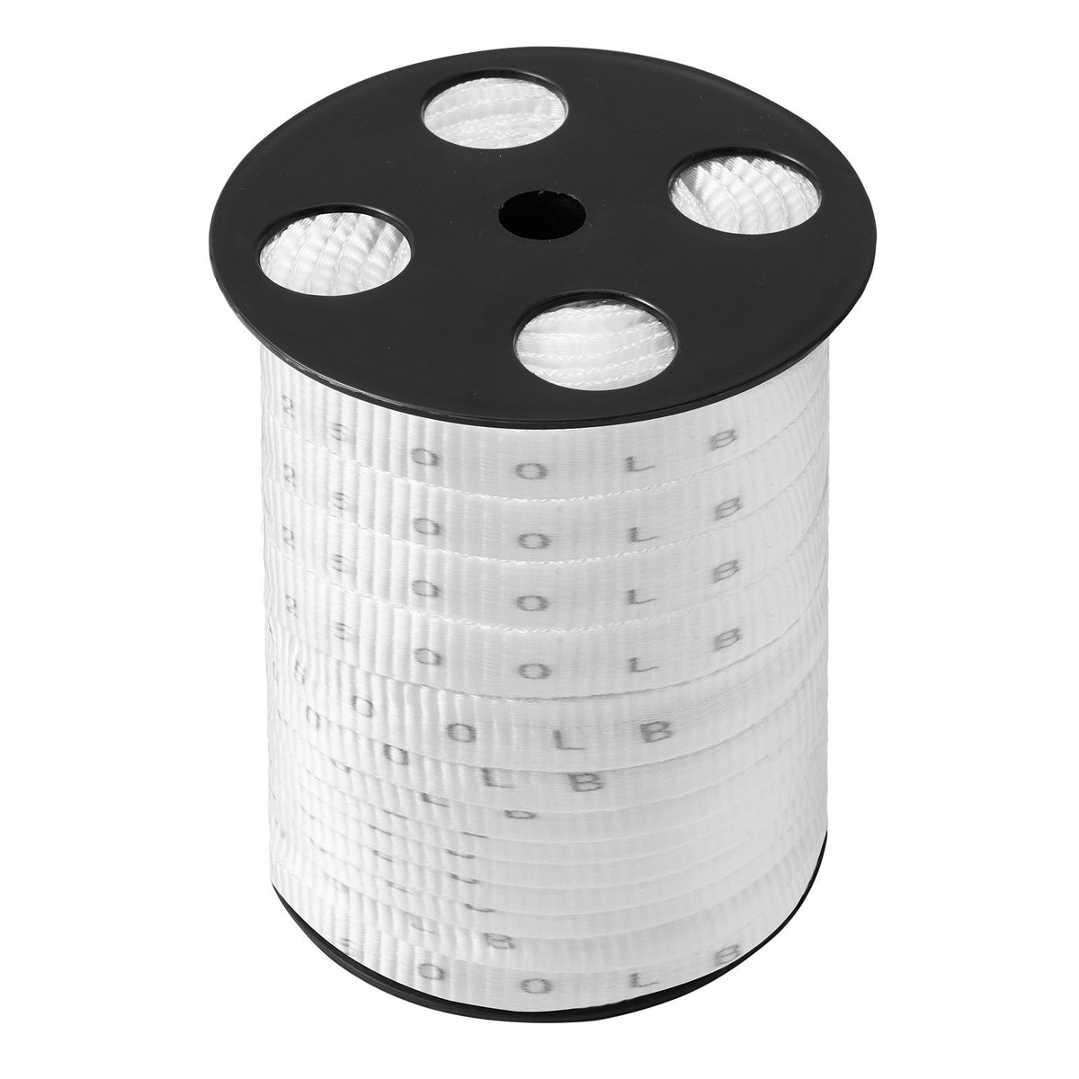 VEVOR Polyester Pull Tape, 1.9 cm x 80.8 m Mule Tape Flat Rope, 1134 kgf Tensile Capacity, Printed Webbing Cable Pulling Tape for Packaging, Gardening, Commercial Electrical, Conduit Work, White