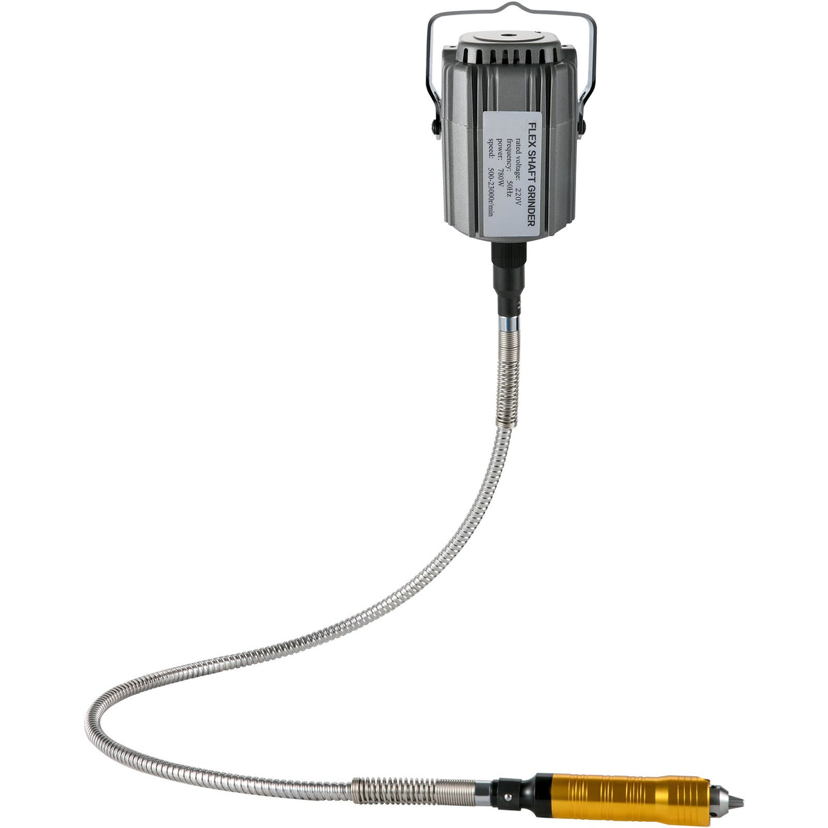 VEVOR Flex Shaft Grinder Rotary Tool 780W 6.5mm Chuck w/ Foot Pedal 45 Accessory