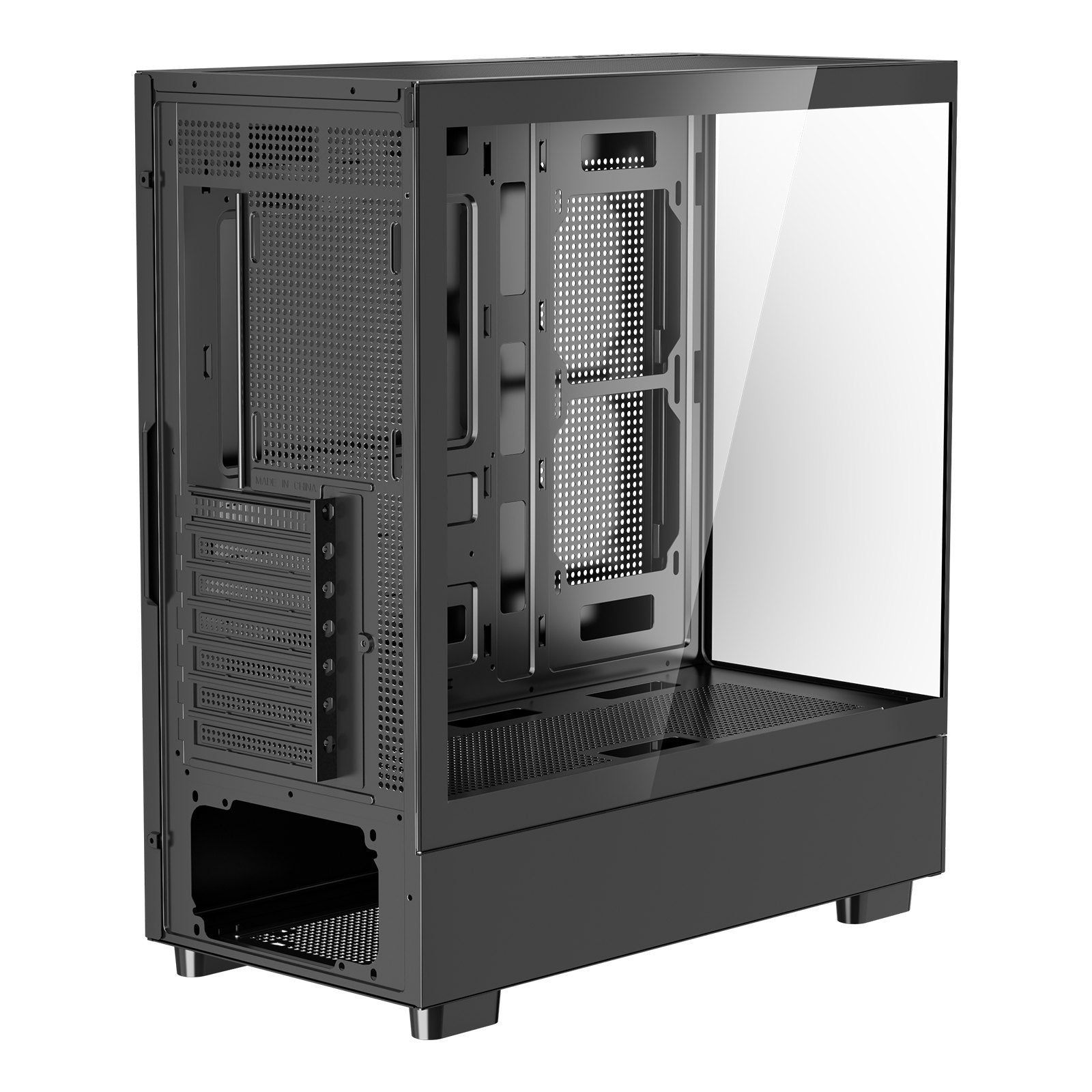VEVOR Mid-Tower ATX PC Gaming Case Computer Case with 6 x 120 mm PWM ARGB Fans