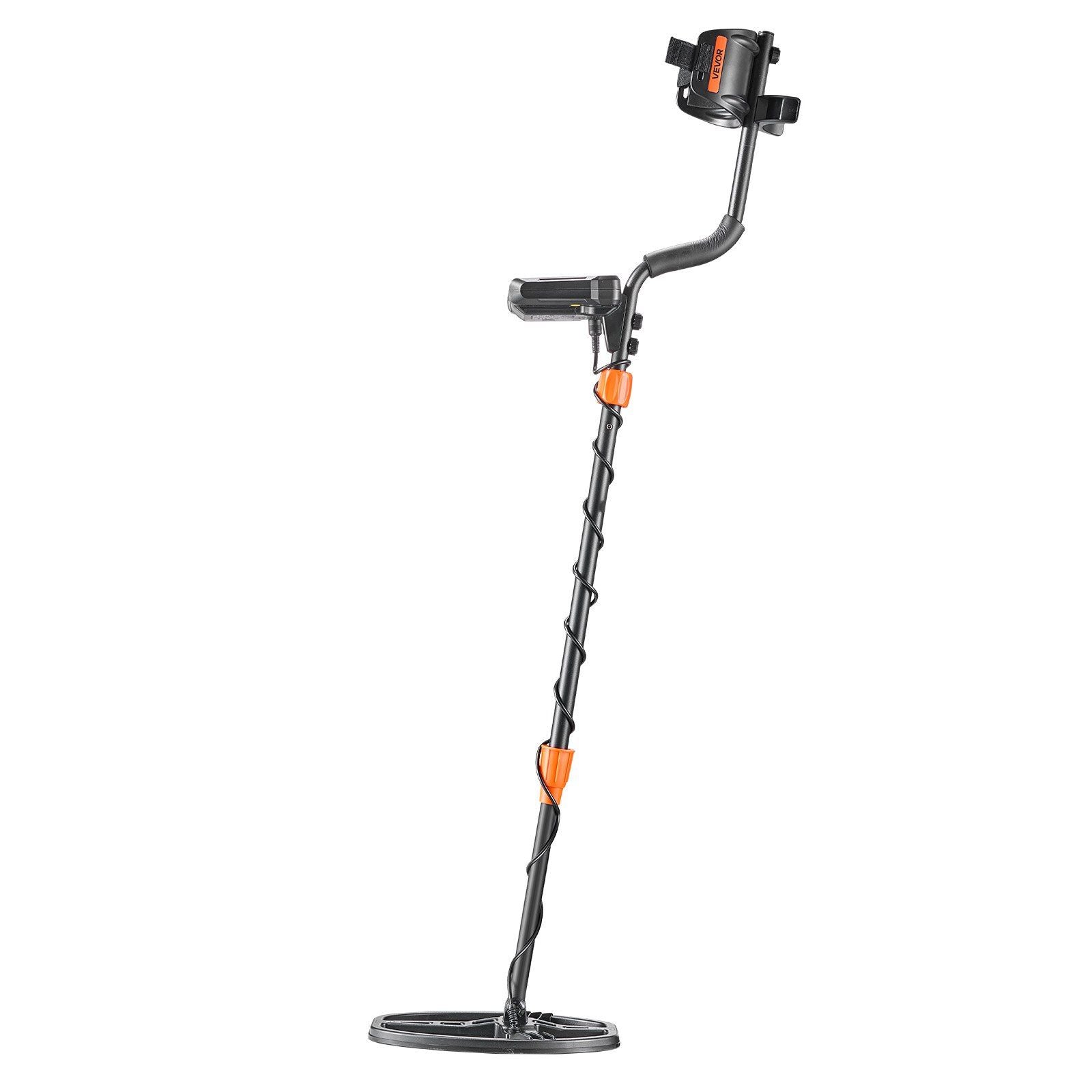 Metal Detector for Adults, 254 mm, Professional High Accuracy Gold Detector, IP68 Waterproof Search Coil with Display, Headphones, 5 Modes, Adjustable Length, for Detecting Gold Treasure Hunting