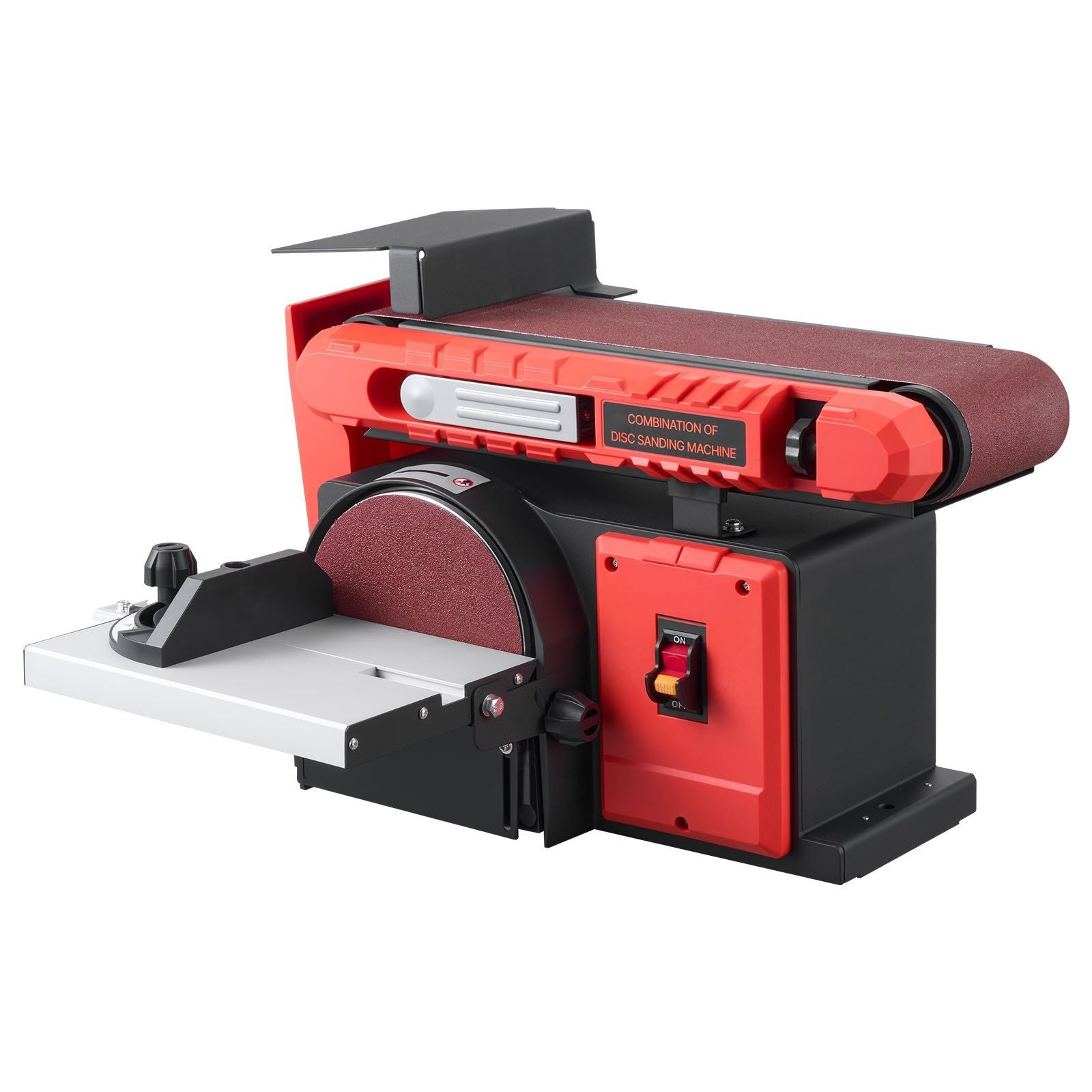 152.4mm Disc Sander & 101.6mm x 914.4mm Belt Sander, 400W Professional Belt Disc Sanders Combo with 0 - 45° Adjustable Worktable, Dust Collection Port for Woodworking & DIY Crafting