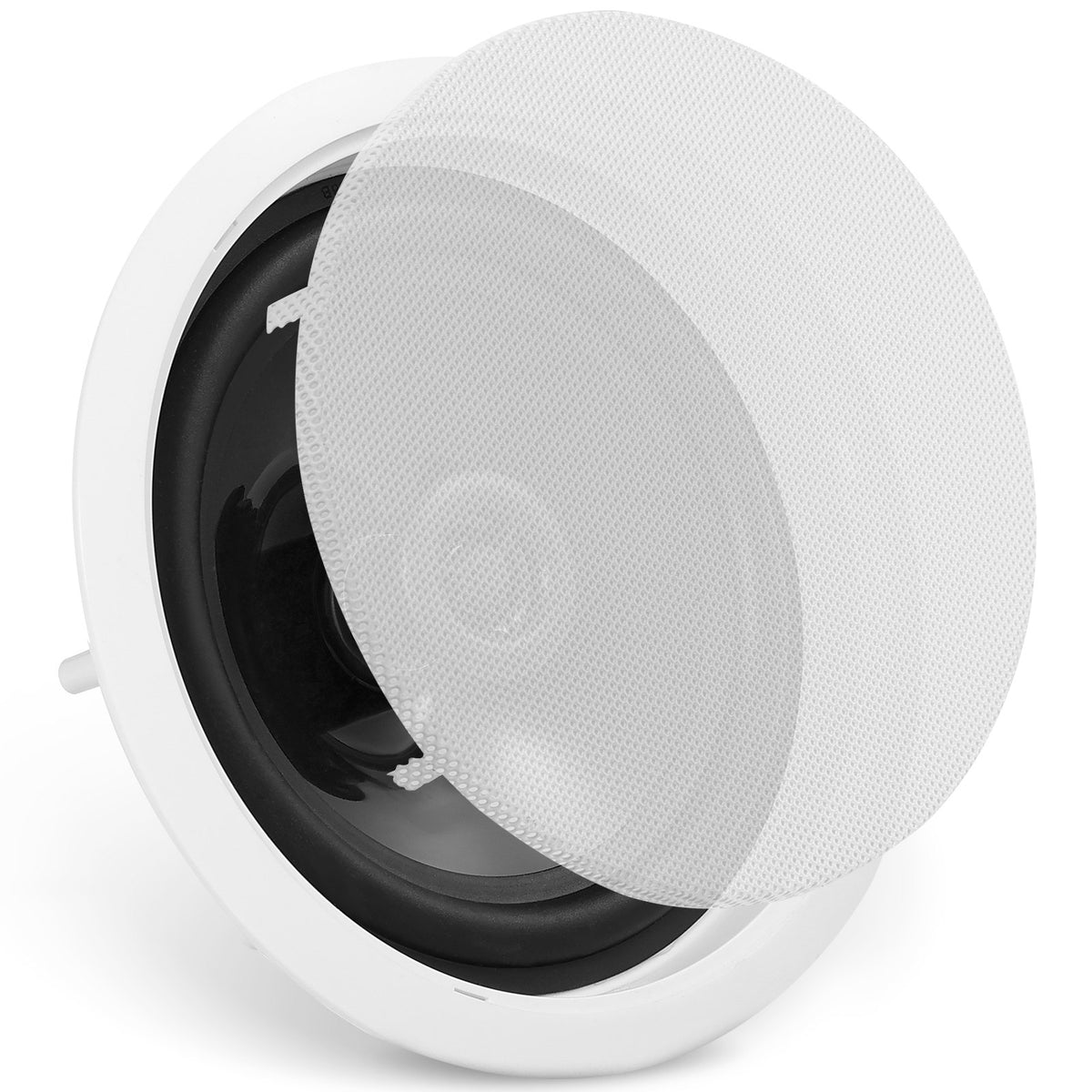 VEVOR 165.1 mm in Ceiling Speakers, 150-Watts, Flush Mount Ceiling &amp; in-Wall Speakers System with 8ΩImpedance 89dB Sensitivity, for Home Kitchen Living Room Bedroom or Covered Outdoor Porches, Single