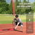 VEVOR Barricade Backstop Net, 16x10 ft Ball Sports Barrier Netting, Portable Practice Equipment with Carry Bag, Protection Screen for Baseball Softball Lacrosse Soccer Hockey Training, for Backyard