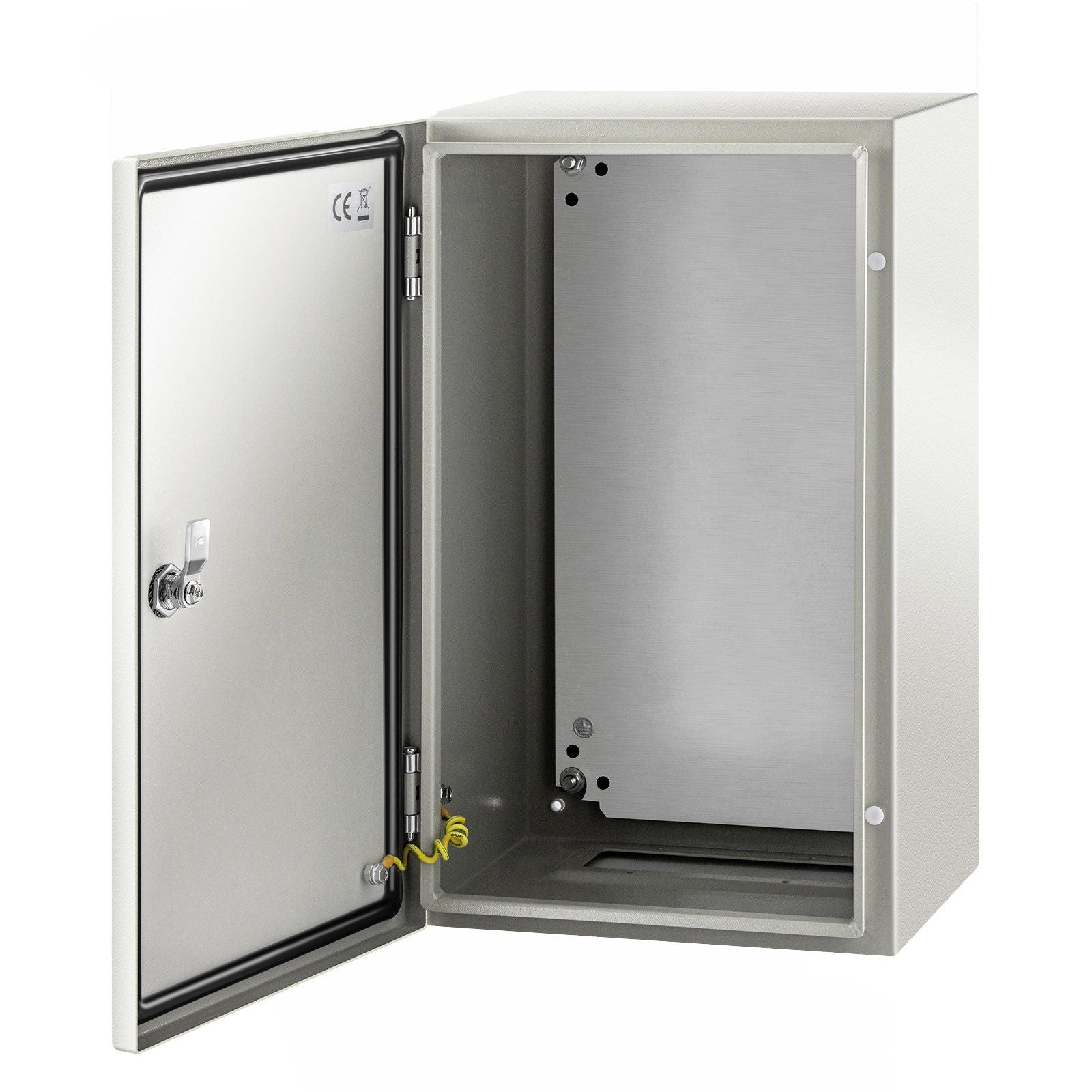 NEMA Steel Enclosure, 20 x 12 x 10\'\' NEMA 4X Steel Electrical Box, IP66 Waterproof & Dustproof, Outdoor/Indoor Electrical Junction Box, with Mounting Plate
