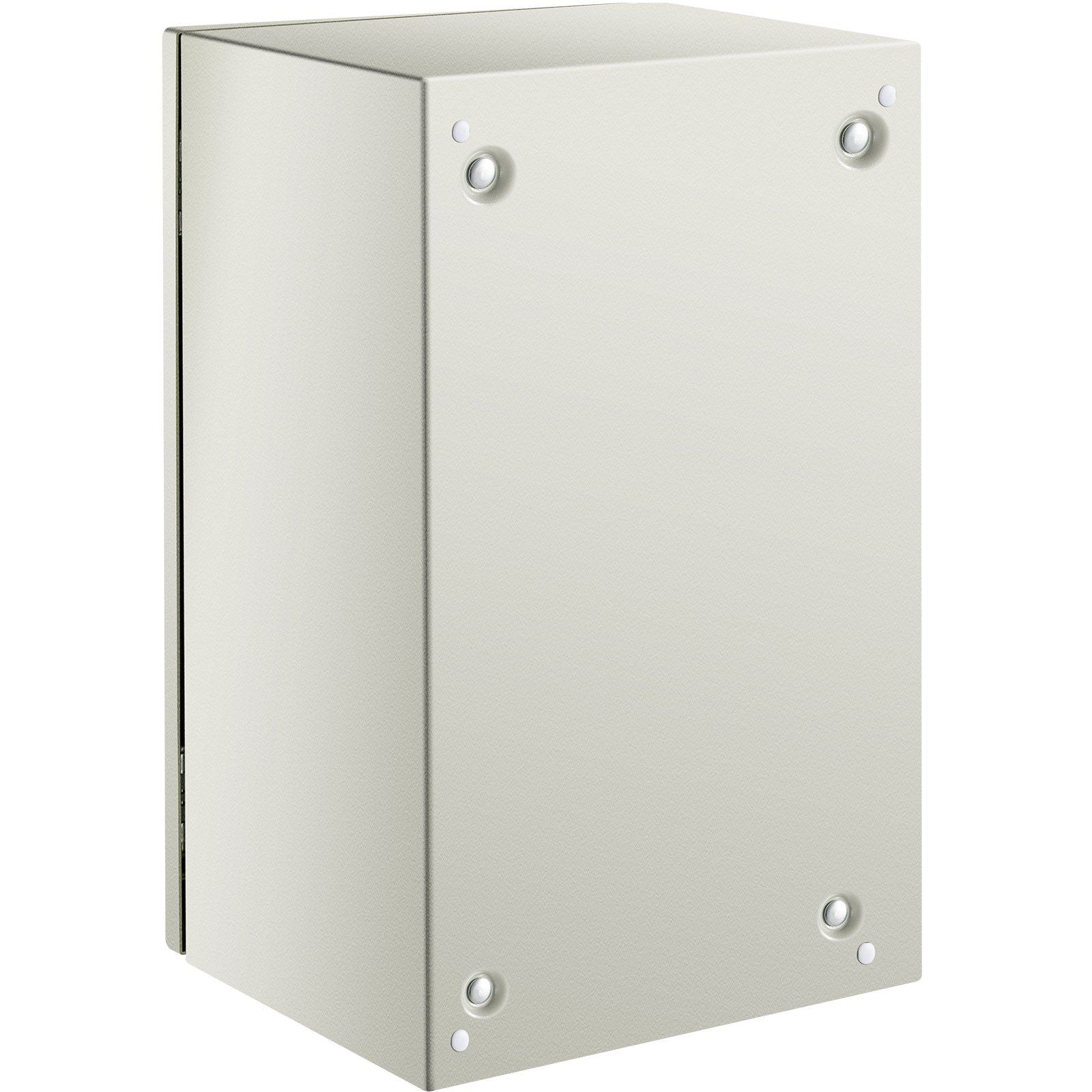 NEMA Steel Enclosure, 20 x 12 x 10\'\' NEMA 4X Steel Electrical Box, IP66 Waterproof & Dustproof, Outdoor/Indoor Electrical Junction Box, with Mounting Plate