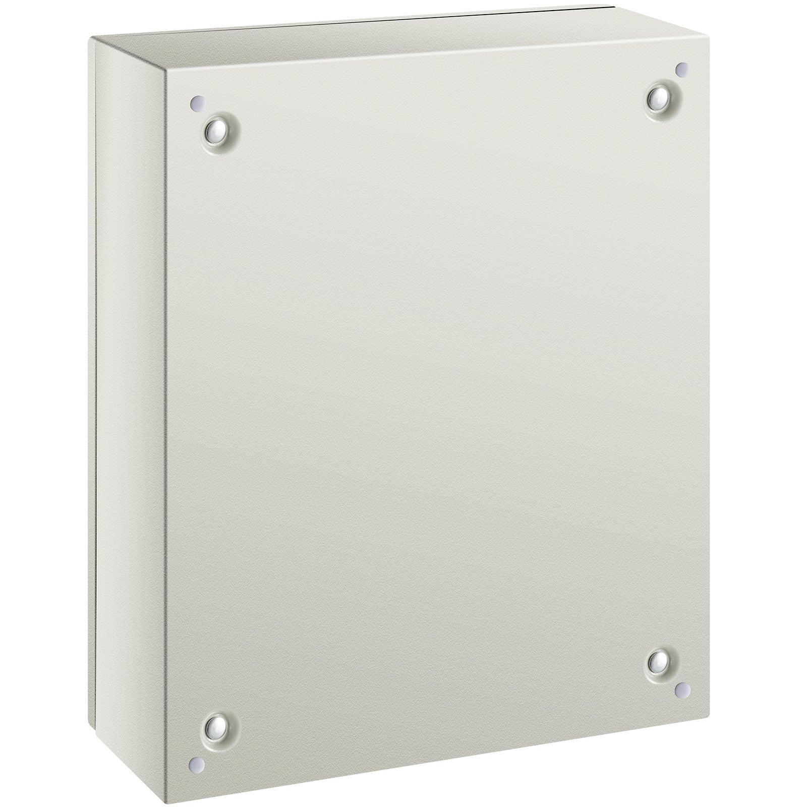 NEMA Steel Enclosure, 50 x 40 x 15 cm NEMA 4X Steel Electrical Box, IP66 Waterproof & Dustproof, Outdoor/Indoor Electrical Junction Box, with Mounting Plate