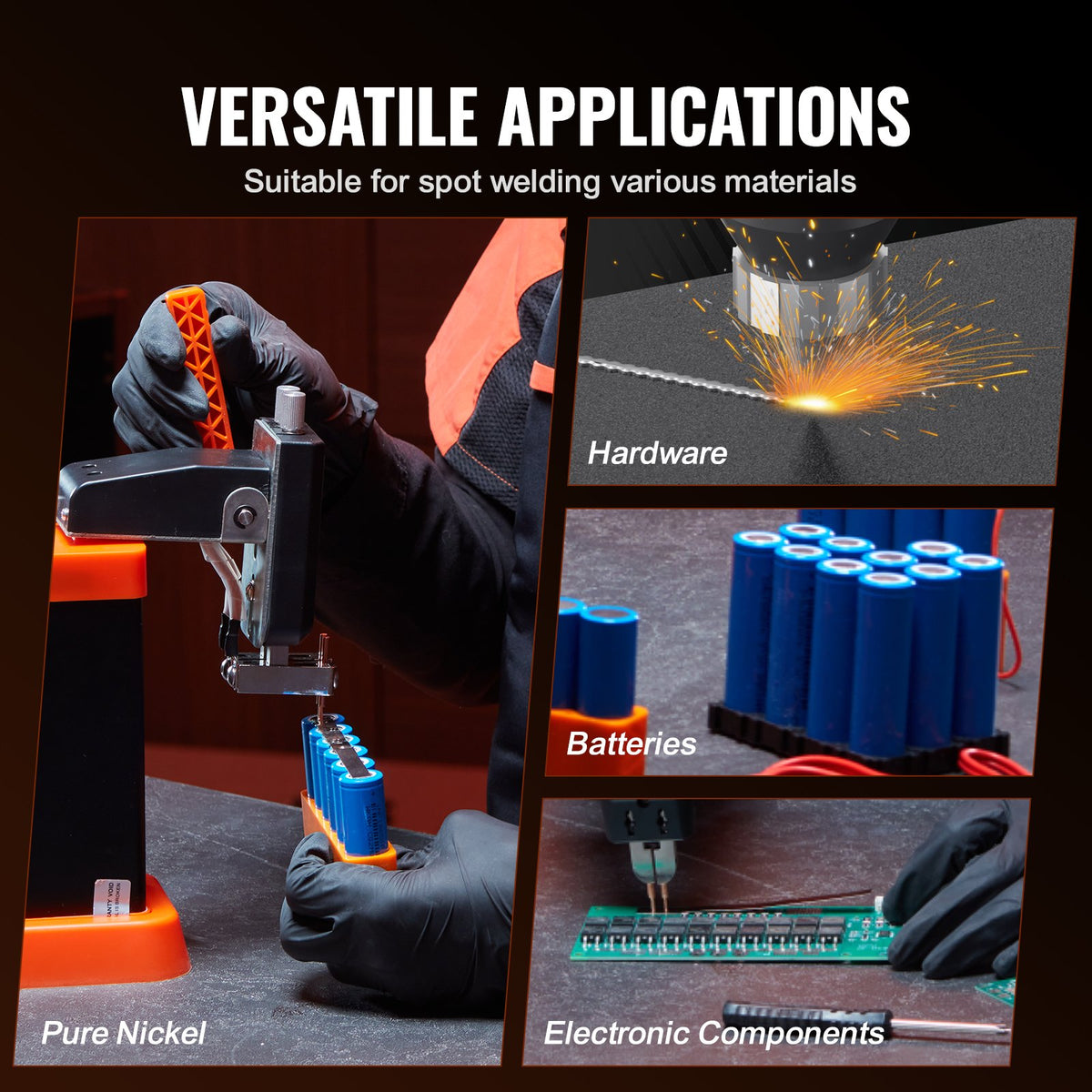 VEVOR 801D Battery Spot Welder 14.5KW Capacitor Energy Storage Pulse Spot Welder