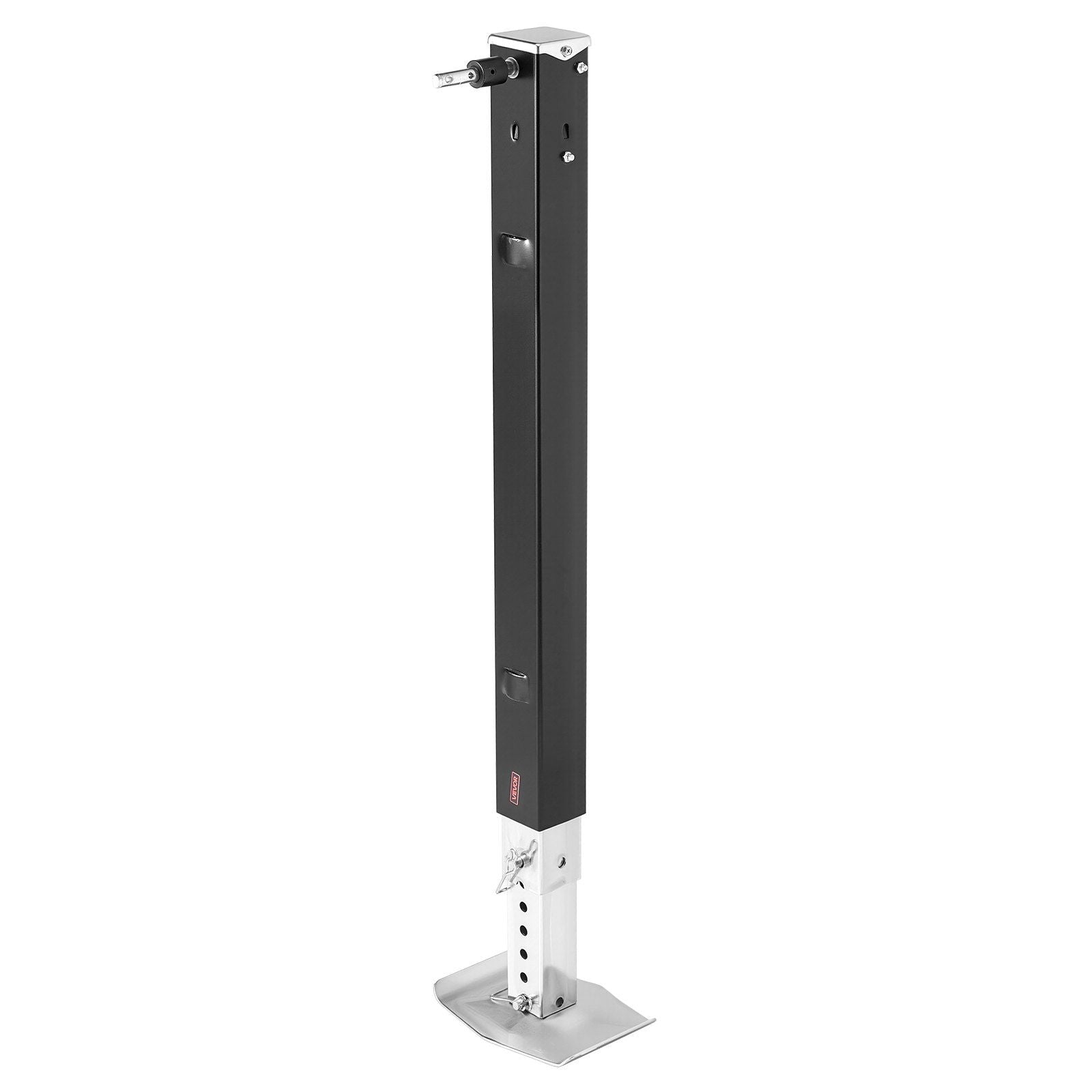 RV Lead Fifth Wheel Landing Gear Leg 179013, 825 mm 5th Wheel Landing Gear Universal Replacement Compatible with Lippert Venture, Atwood, Stromberg Carlson Systems, with Pin and Base, Black