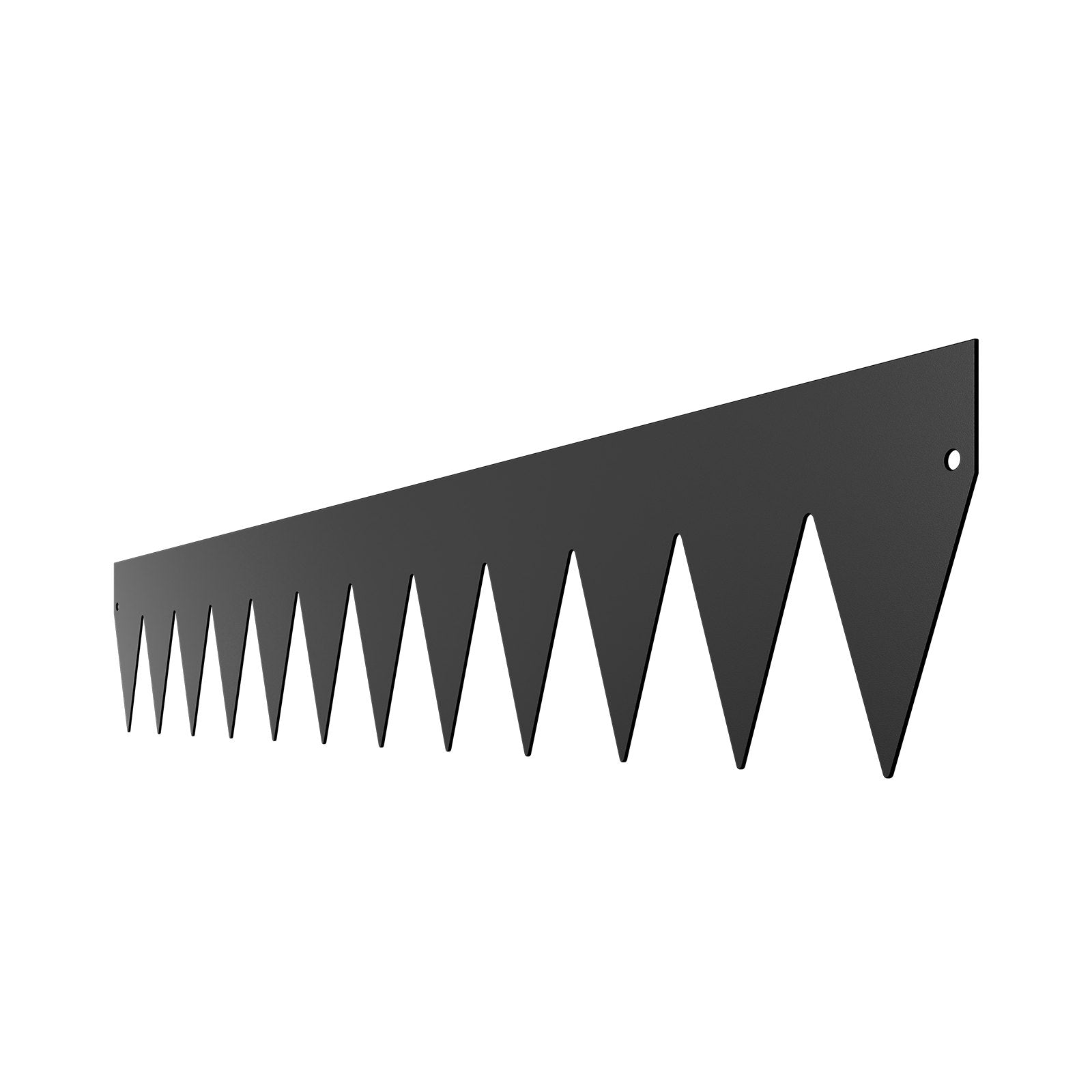 VEVOR Steel Landscape Edging, 4 Packs 40 x 6 in Rust-Resistant Metal Landscape Edging, Bendable Garden Edging Border, Heavy Duty Lawn Edging, Easy-to-Install, Flower Bed Yard Pathway Divider Black