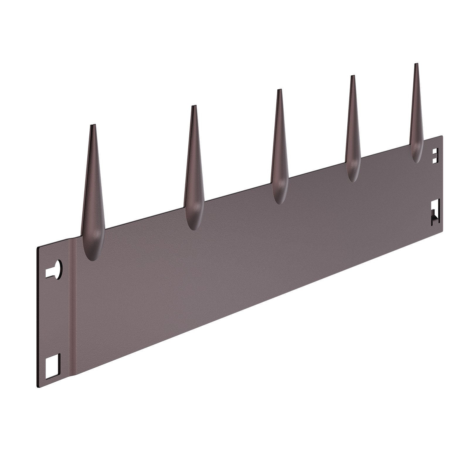 VEVOR Steel Landscape Edging, 5 Packs 990 x 181 mm Rust-Resistant Metal Landscape Edging, Bendable Garden Edging Border, Heavy Duty Lawn Edging, Easy-to-Install, Flower Bed Yard Pathway Divider Brown