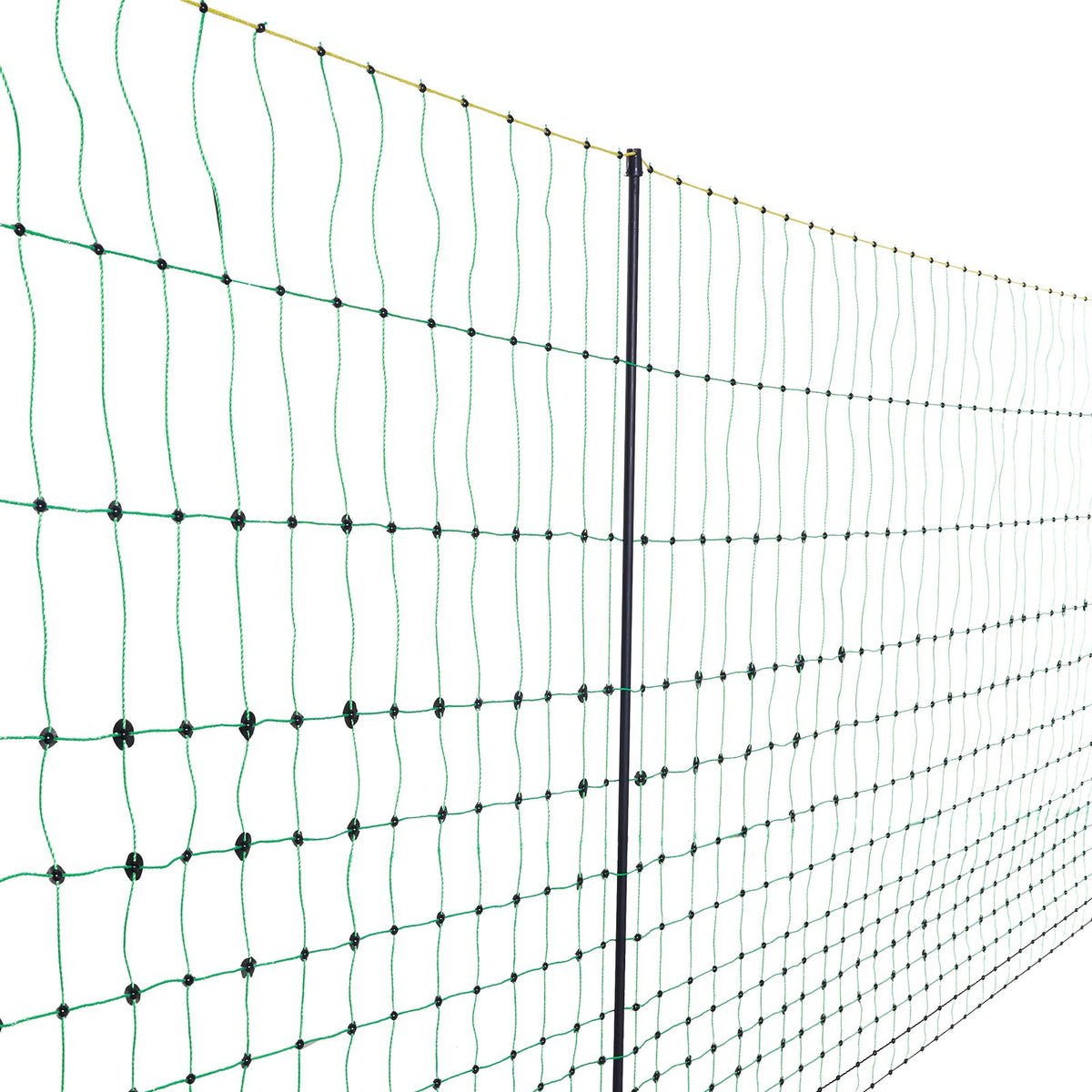 VEVOR Electric Fence Netting, 0.88 x 49.98 m, PE Net Fencing with Posts & Double-Spiked Stakes, Utility Portable Mesh for Goats, Sheep, Lambs, Deer, Hogs, Dogs, Used in Backyards, Farms, and Ranches