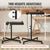 VEVOR Flash Dryer, 18 x 25 inch Flash Dryer for Screen Printing, High Power Silk Screen Printing Dryer with Height Adjustable Stand, 360° Rotation, X-Shaped Base, Steel T-Shirt Curing Machine