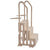 VEVOR 3-Step Taupe Robust Pool Ladder of 2 Handrails for 914.4-1219.2 mm Pools