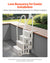 VEVOR 4-Step White Robust Pool Ladder of 2 Handrails for 1219.2-1371.6 mm Pools