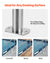 VEVOR Stainless Steel Pool Ladder 3-Step & 2 Handrails for 1219.2-1371.6 mm Pool