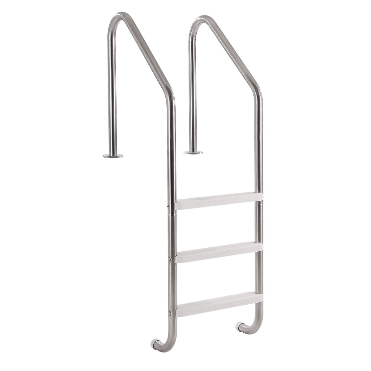 VEVOR Stainless Steel Pool Ladder 3-Step & 2 Handrails for 1219.2-1371.6 mm Pool
