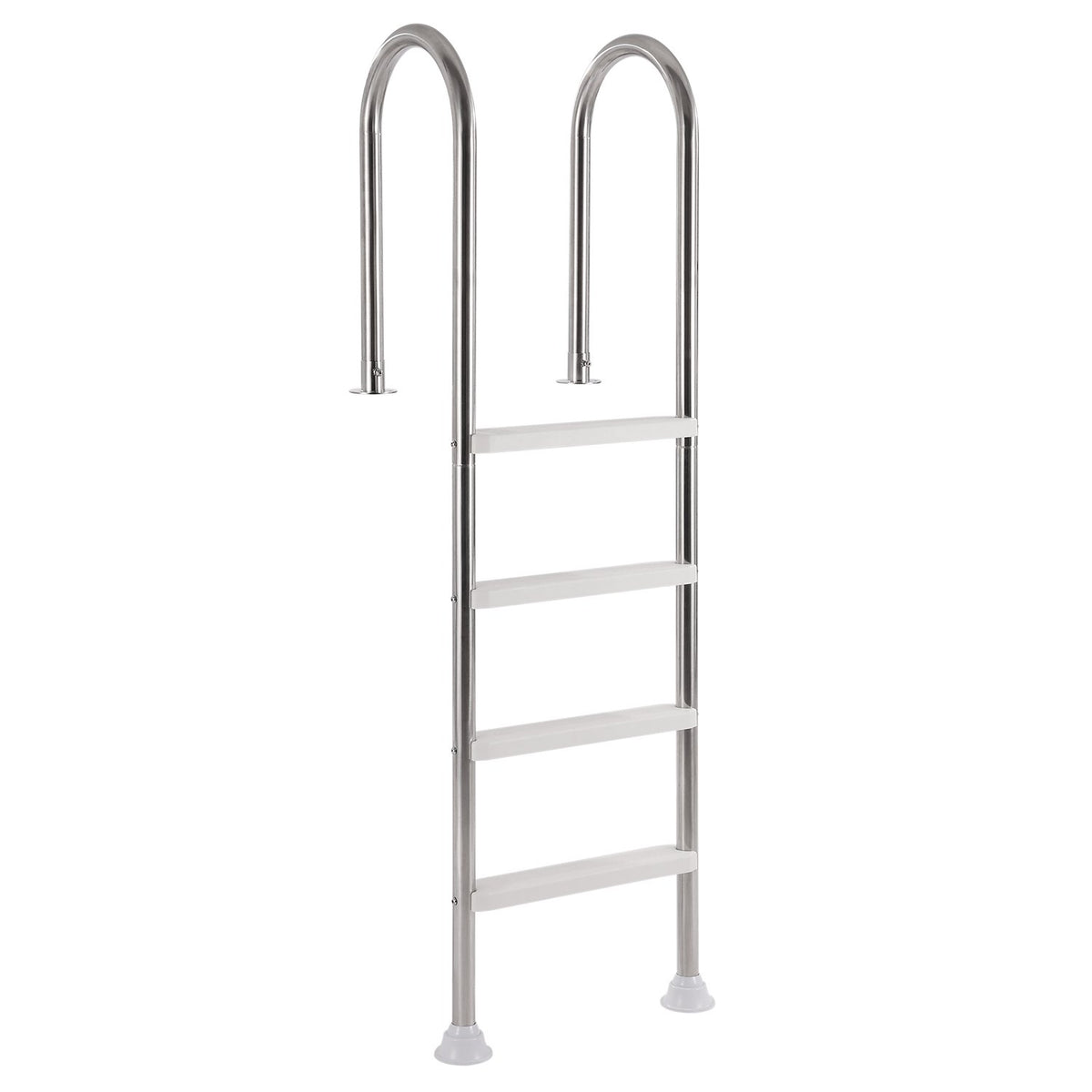 VEVOR 4-Step Stainless Steel Pool Ladder of 2 Handrail for 1371.6 mm Decked Pool