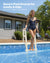 VEVOR 5-Step Inclined Robust Pool Ladder of 2 Handrails for 1219.2-1371.6mm Pool
