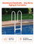 VEVOR Thickened 4-Step Pool Ladder of Double Handrails for 1219.2-1371.6mm Pool
