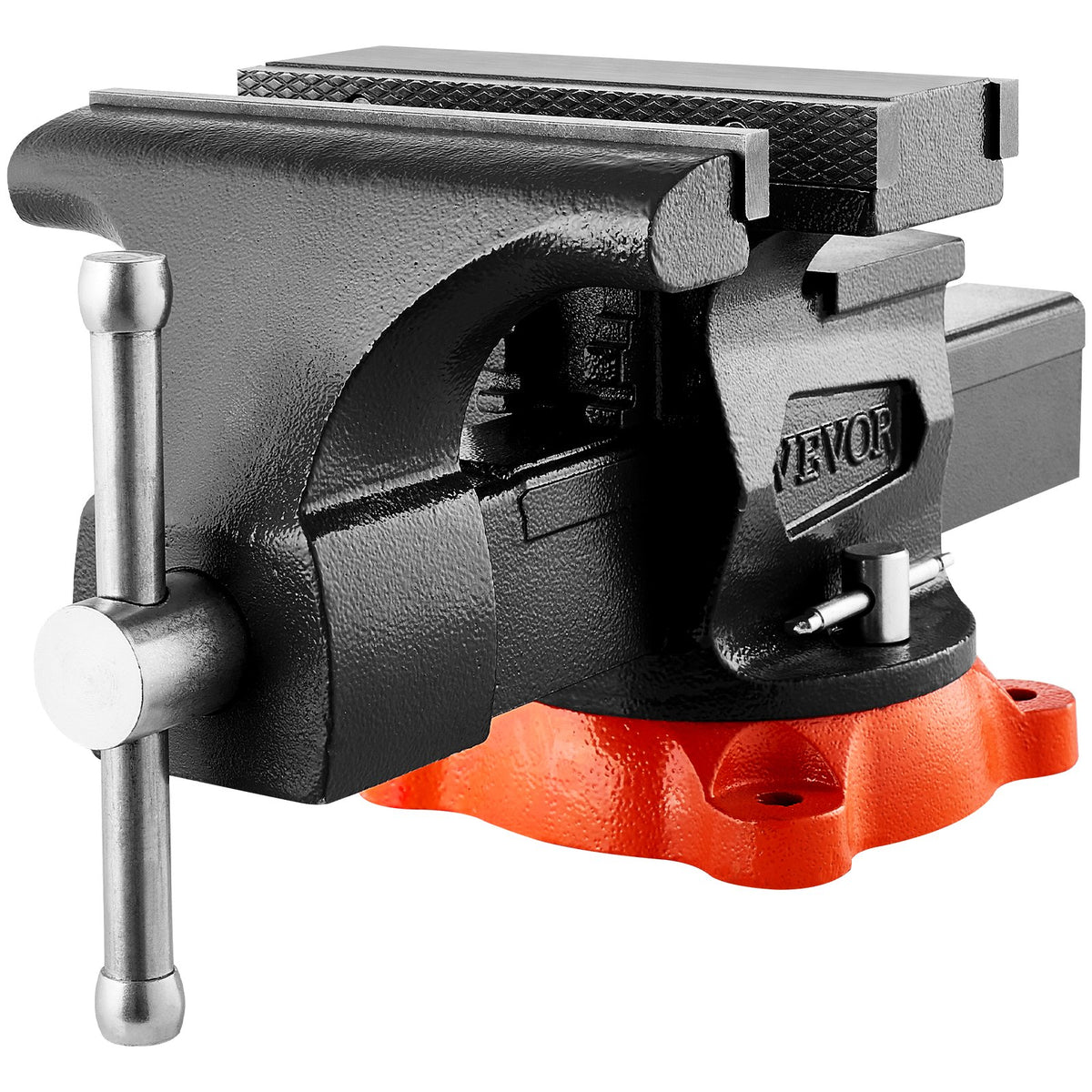 VEVOR 203 mm Bench Vice Multipurpose Heavy Duty Ductile Iron Swivel Locking Base