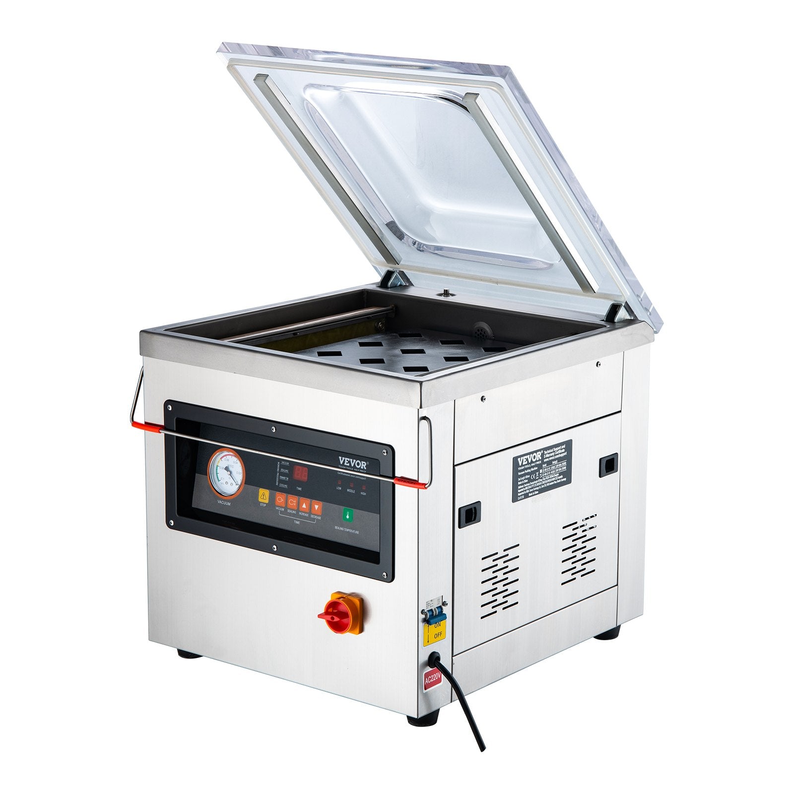 Vevor DZ-400/2F Automatic Vacuum Sealer Food Vacuum Sealing Packing Machine 220V