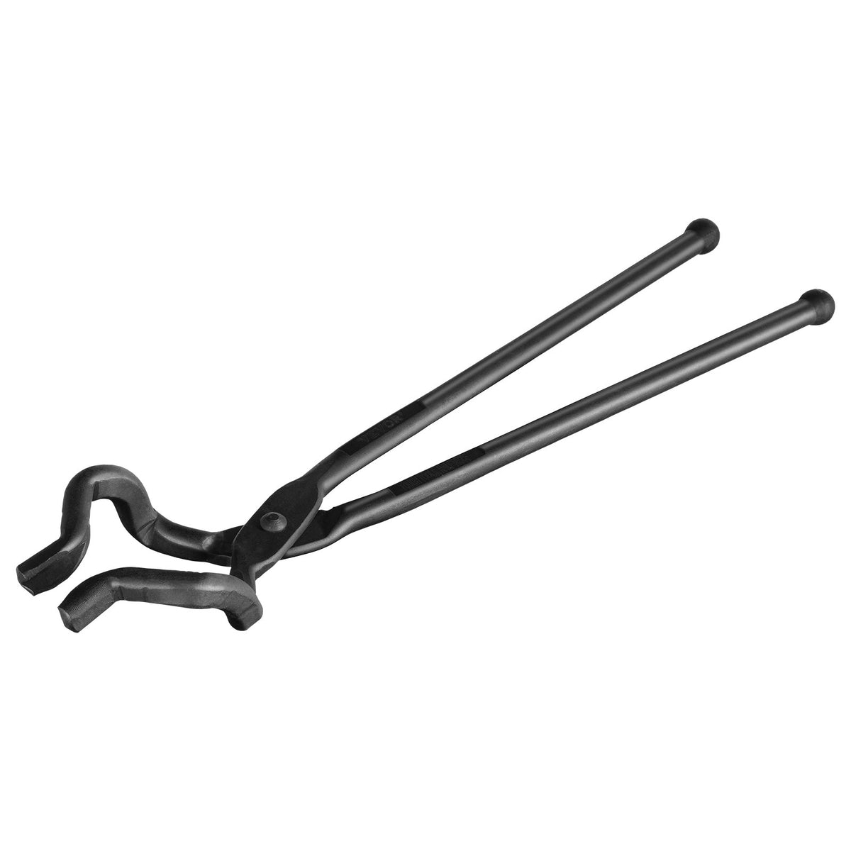 VEVOR Blacksmith Tongs, 463mm Z V-Bit Tongs, Carbon Steel Forge Tongs with A3 Steel Rivets, for Knife Blades, Long Pieces, Circular Forgings, for Beginner and Seasoned Blacksmiths and Bladesmiths